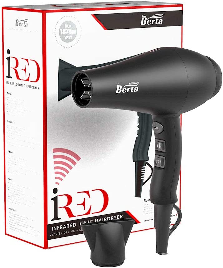 Review of 1875W Far Infrared Hair Dryer Negative Ions Blow Dryer