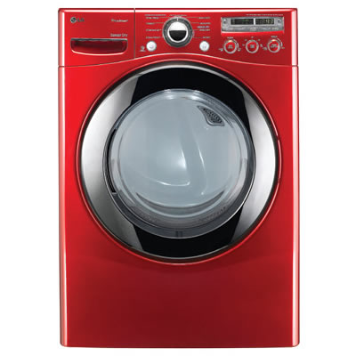 LG Electronics 3.6 DOE cu. ft. High-Efficiency Front Load Steam Washer in White and Wild Cherry Red   (Models-WM2650HWA and WM2650HRA)