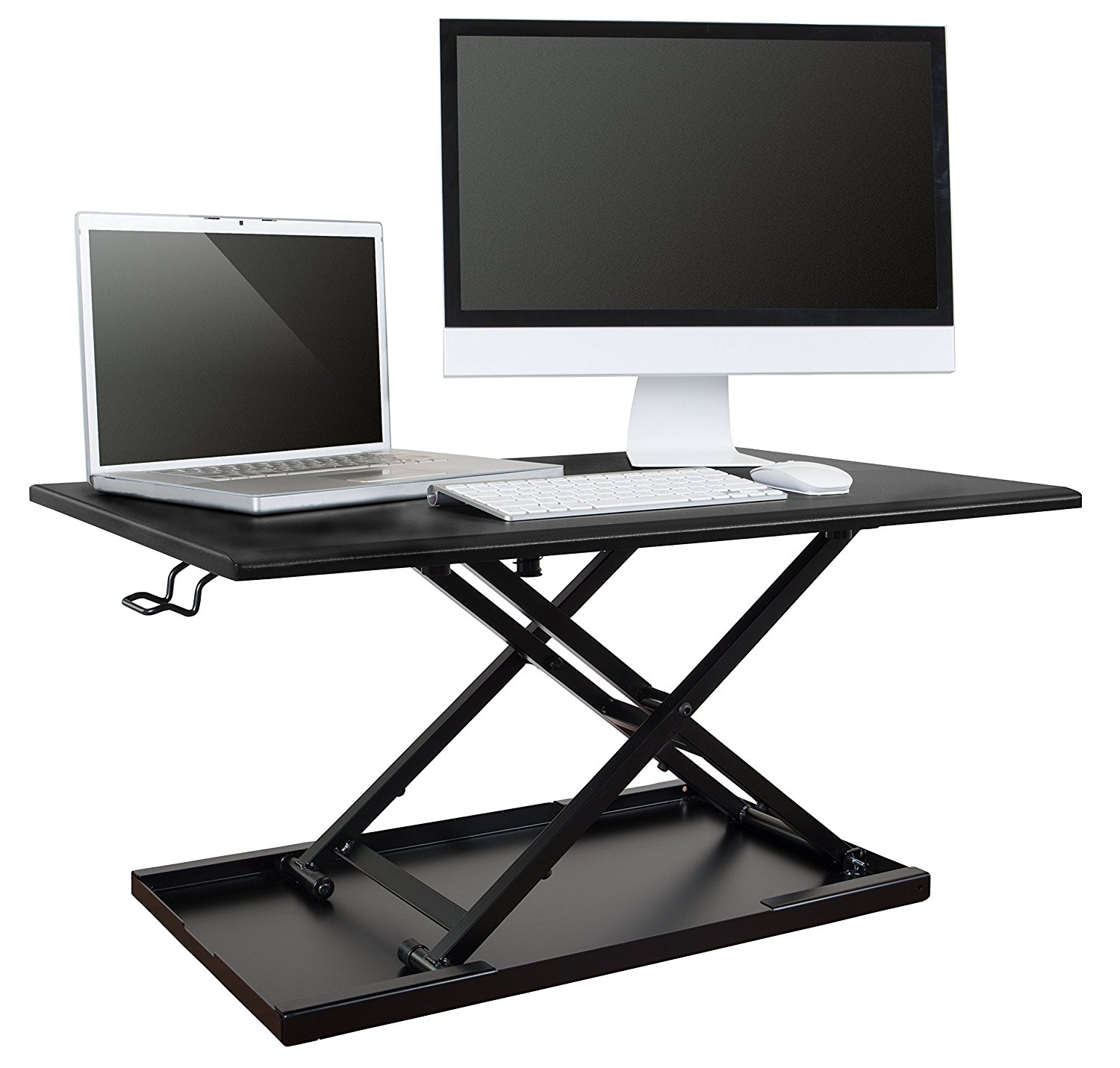 Review of AirRise Pro Standing Desk Converter a Adjustable Height, Two Tier