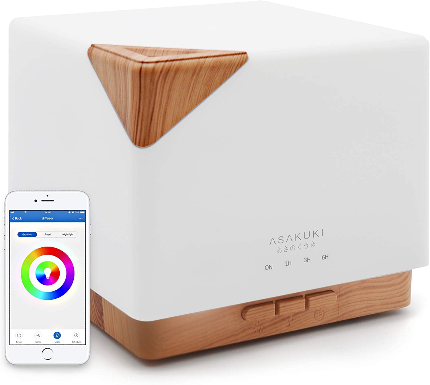 Review of ASAKUKI Smart WiFi Essential Oil Aromatherapy Diffuser