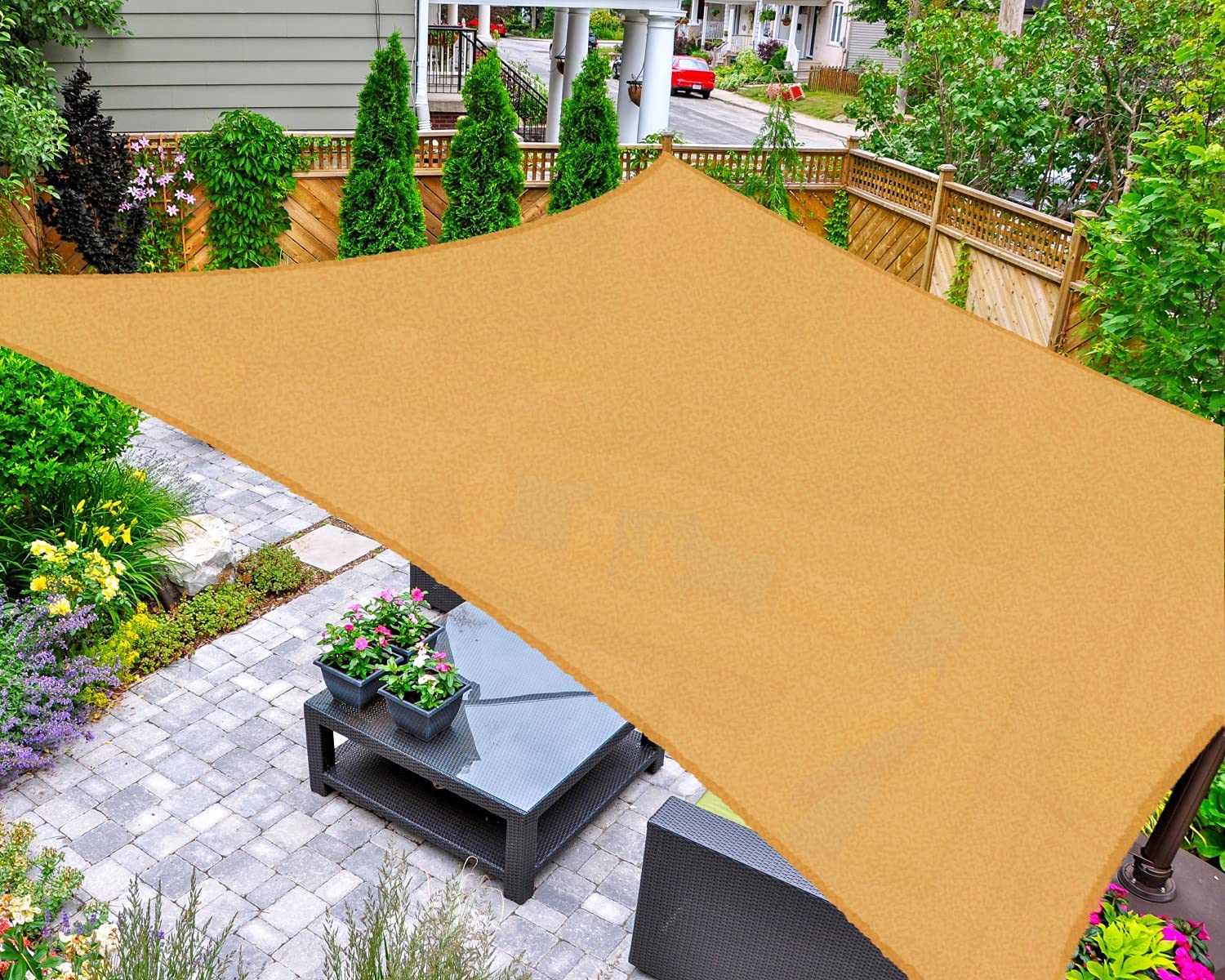 Review of AsterOutdoor Sun Shade Sail Canopy - Rectangle 16' x 20'