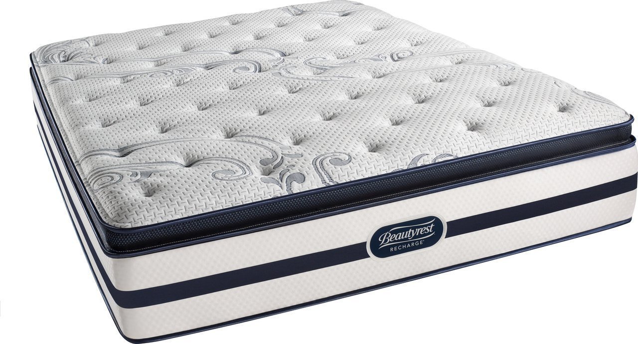 Review of Beautyrest Recharge Simmons Luxury Firm Pillow Top Mattress, Queen, Pocketed Coil, Air-Cool Gel Memory Foam, Silver