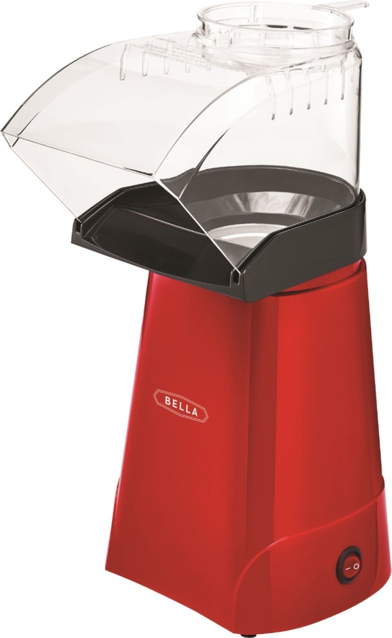 Review of Bella - 12-Cup Hot Air Popcorn Maker - Red