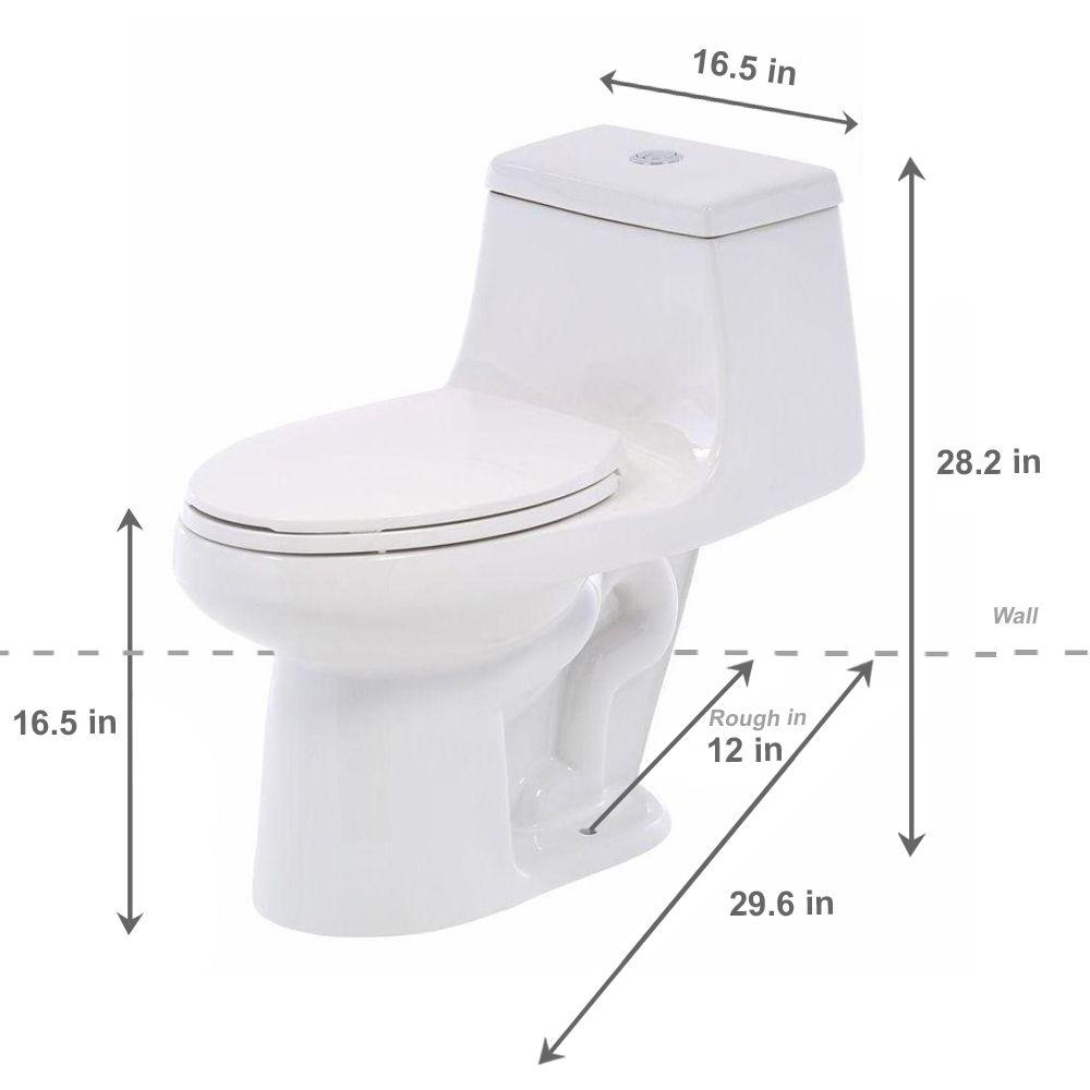 Review of Best Seller Glacier Bay 1-Piece 1.1 GPF/1.6 GPF High Efficiency Dual Flush Elongated All-in-One Toilet