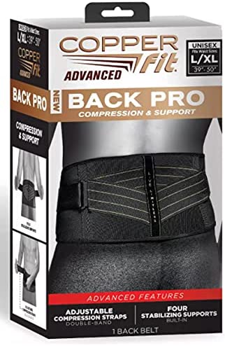 Copper Fit Back Support, Size 39
