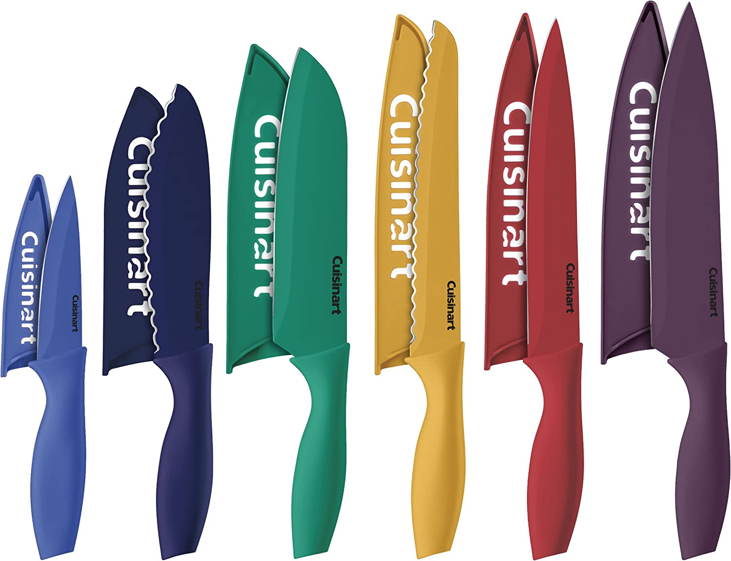 Review of Cuisinart C55-12PCKSAM 12-Piece Ceramic Coated Stainless Steel Knives