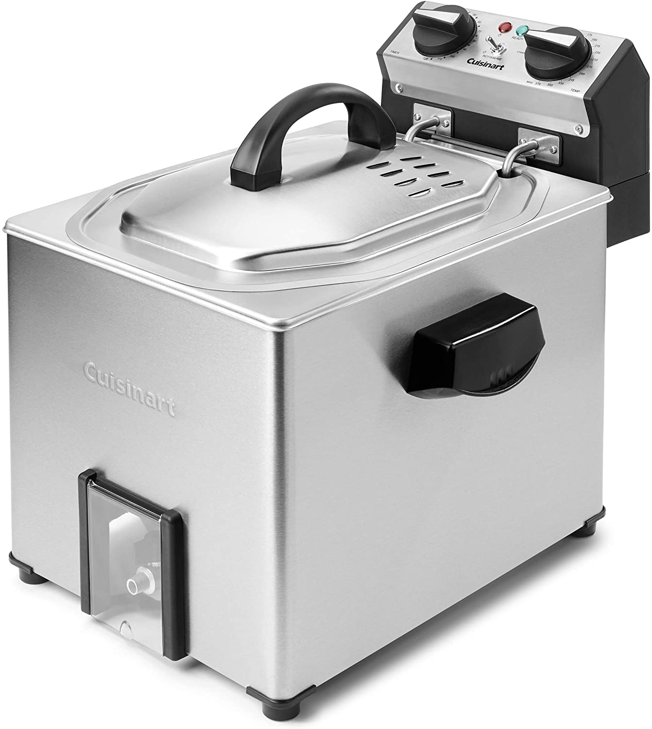 Review of Cuisinart CDF-500 Extra-Large Rotisserie Deep Fryer, Silver