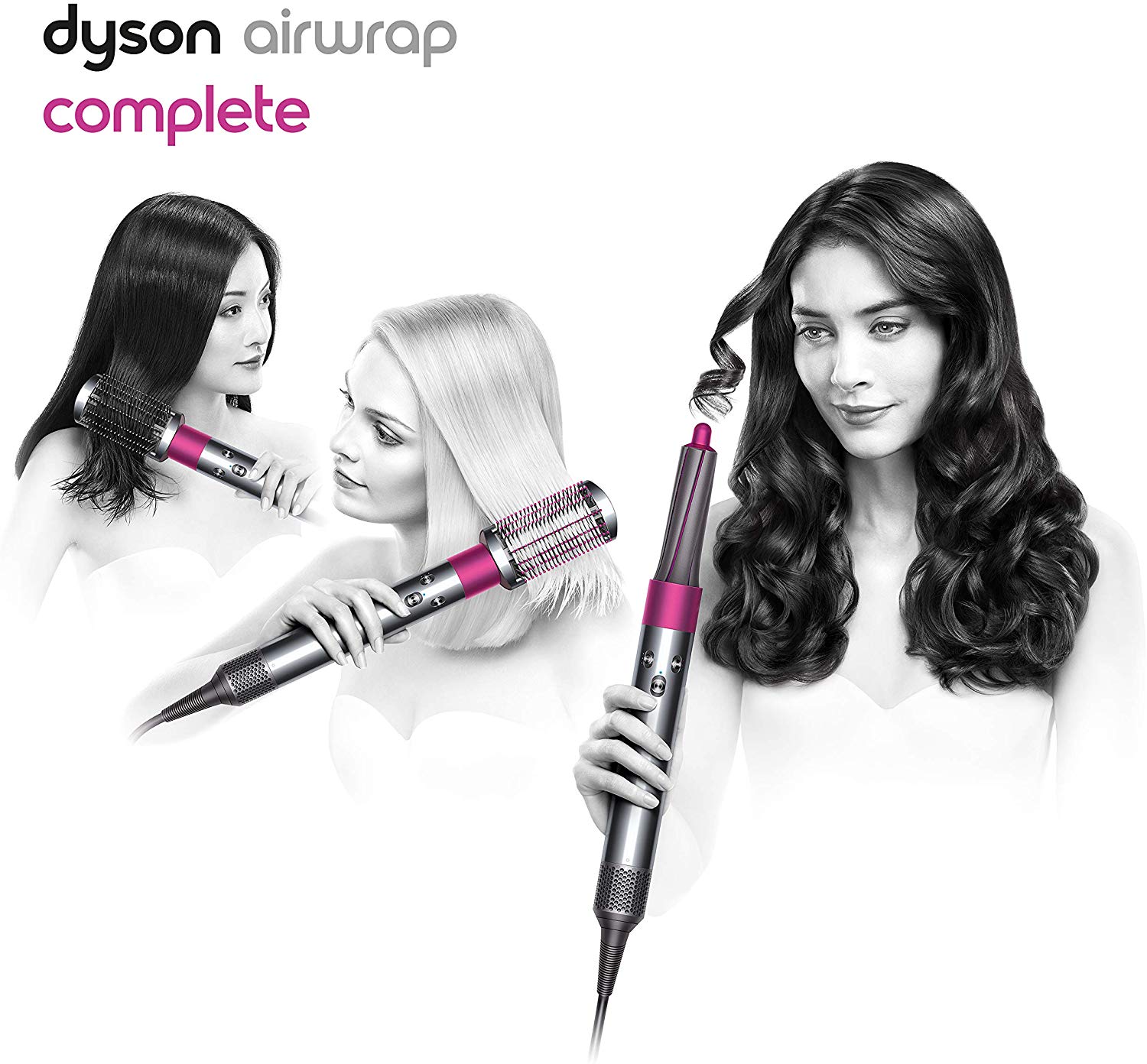 Review of Dyson Airwrap Complete Styler for Multiple Hair Types and Styles, Fuchsia