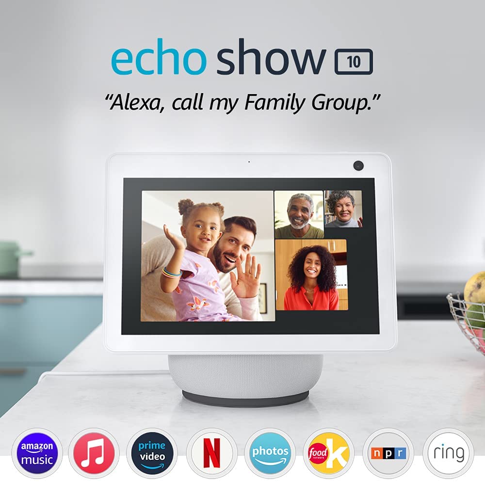 Review of Echo Show 10 (3rd Gen) | HD smart display with motion and Alexa | Glacier White