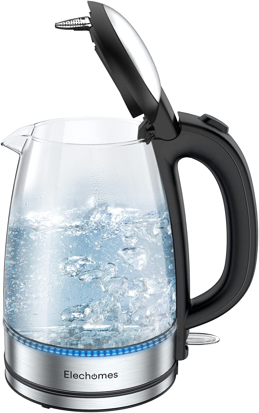 Review of Elechomes 1.7L Electric Kettle, Cordless Portable Glass Tea Kettle