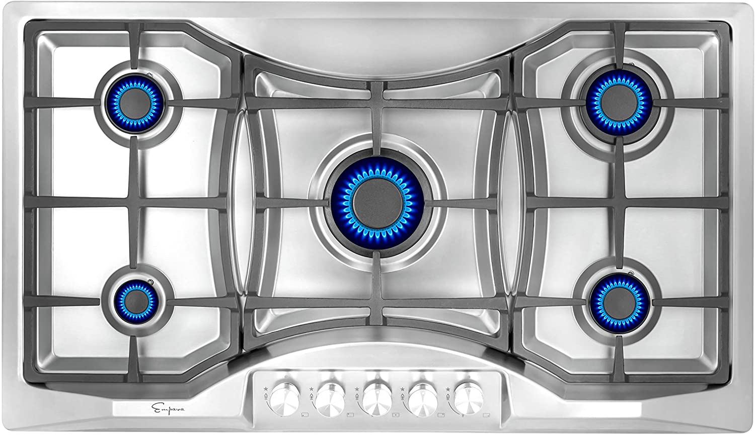 Review of Empava 36 in. Gas Stove Cooktop, 36 Inch