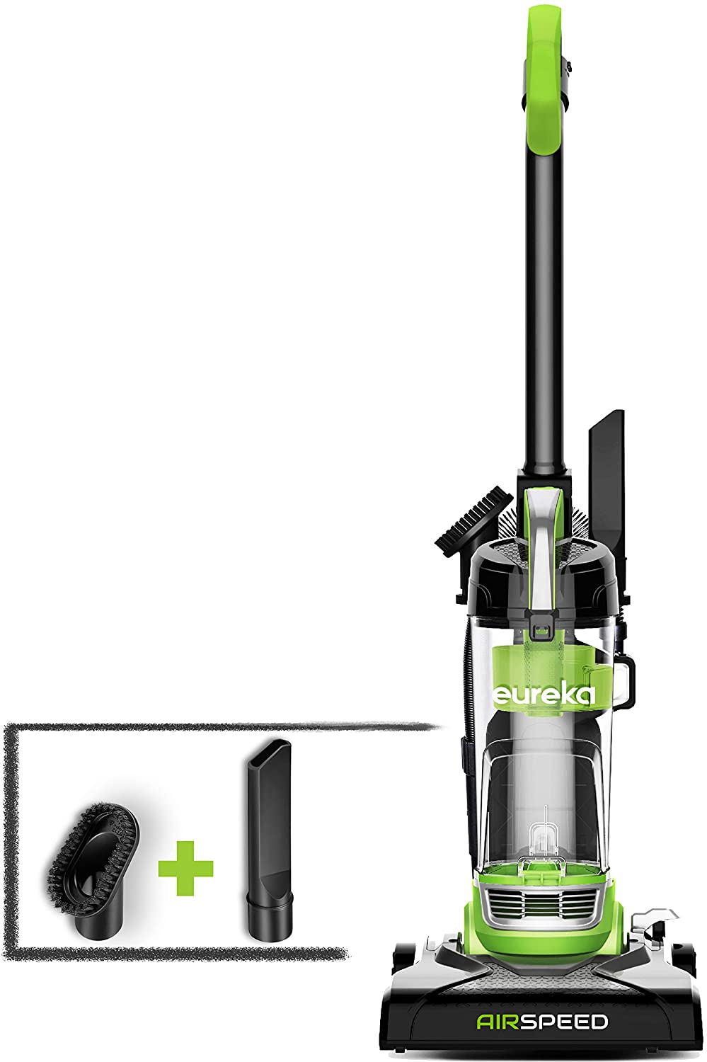 Review of EUREKA Airspeed Ultra-Lightweight Compact Bagless Upright Vacuum Cleaner, Replacement Filter, Green
