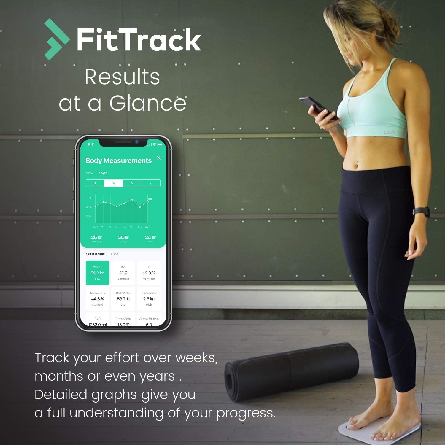 Review of FitTrack Dara Smart BMI Digital Scale - Measure Weight and Body Fat