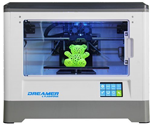 Review of Flashforge Dreamer 3d Printer, Dual Extruder, Fully Enclosed Chamber, W/2 Free Spools