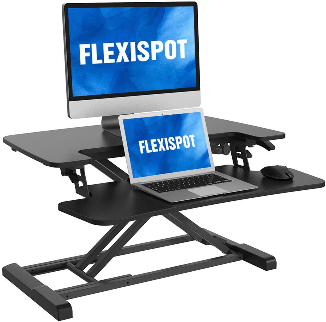 FLEXISPOT Stand Up Desk Converter 28 Inches Standing Desk Riser (M7B)