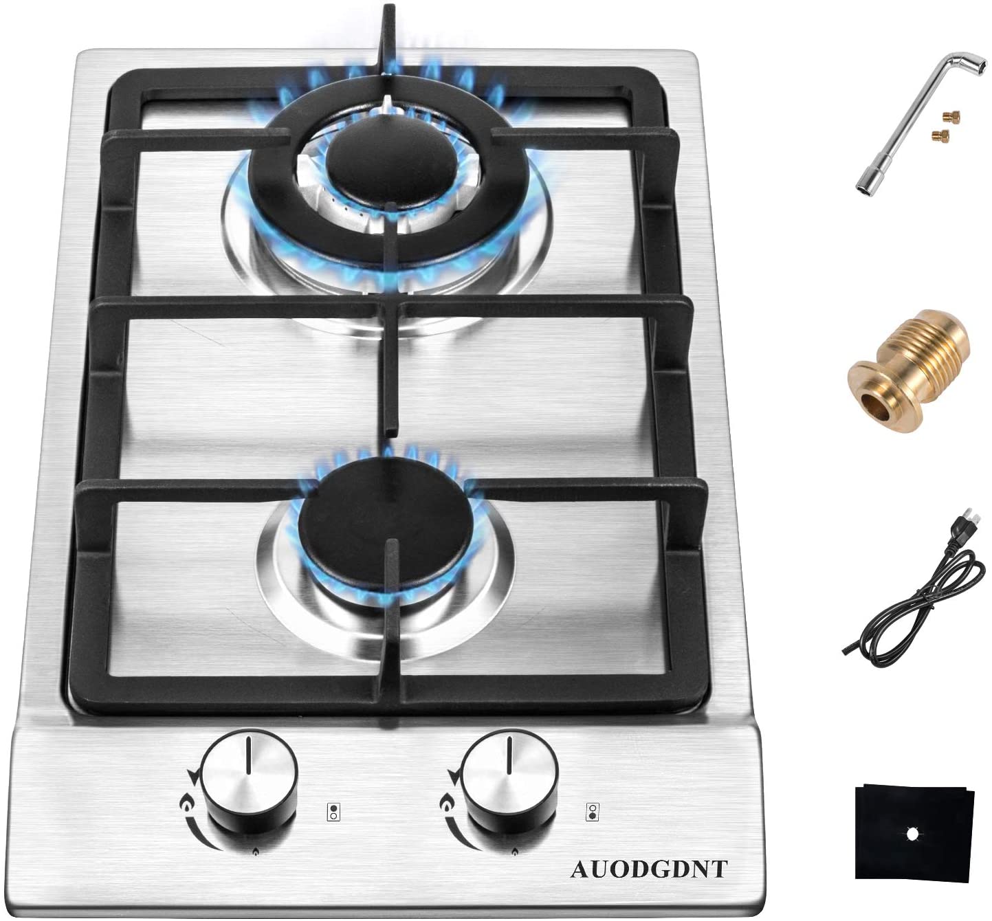 Review of GDNT Gas Stove Gas Cooktop 2 Burners,12 Inches Portable