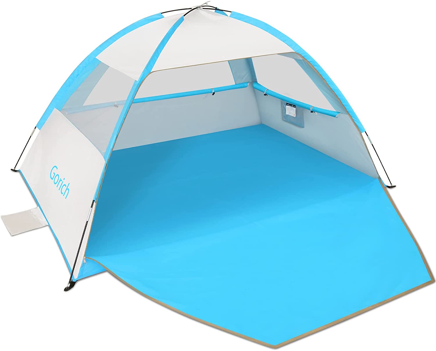 Review of Gorich Beach Tent, Beach Shade Tent for 3/4-5/6-7 Person