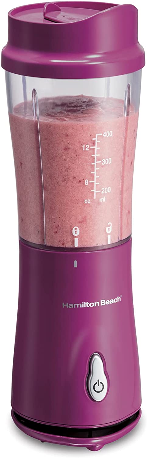 Review of Hamilton Beach Shakes and Smoothies with BPA-Free Personal Blender, 14 oz, Raspberry