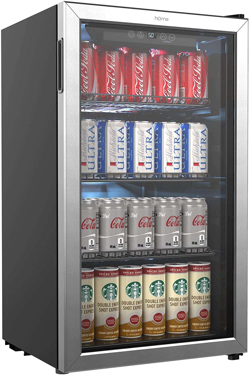 Review of hOmeLabs Beverage Refrigerator and Cooler - 120 Can Mini Fridge
