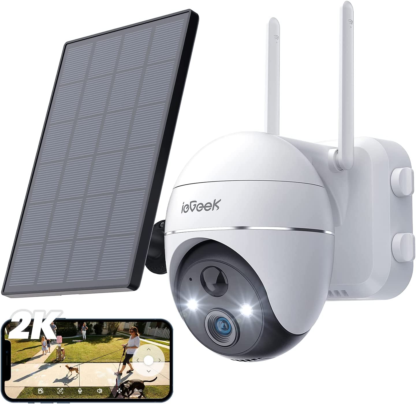 Review of  ieGeek Solar Security Camera Battery Powered