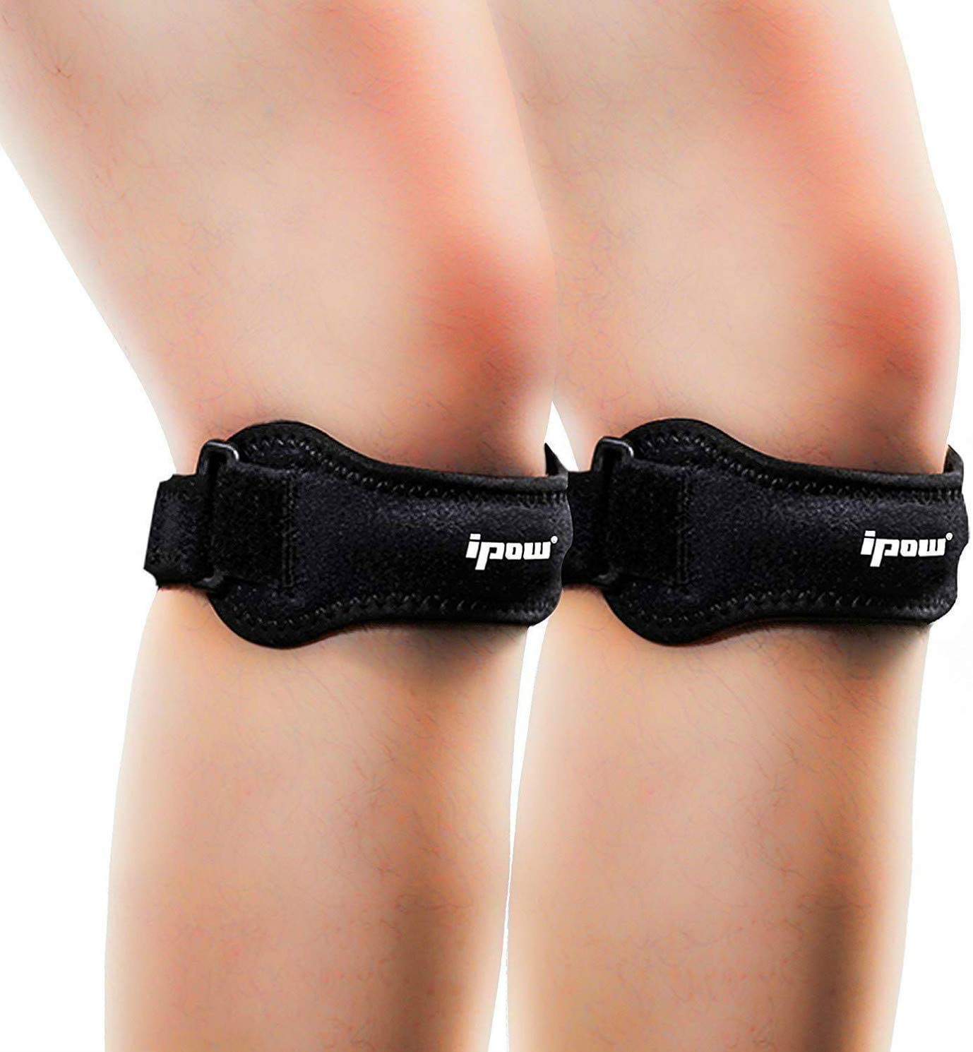 IPOW 2 Pack Knee Pain Relief & Patella Stabilizer Knee Strap