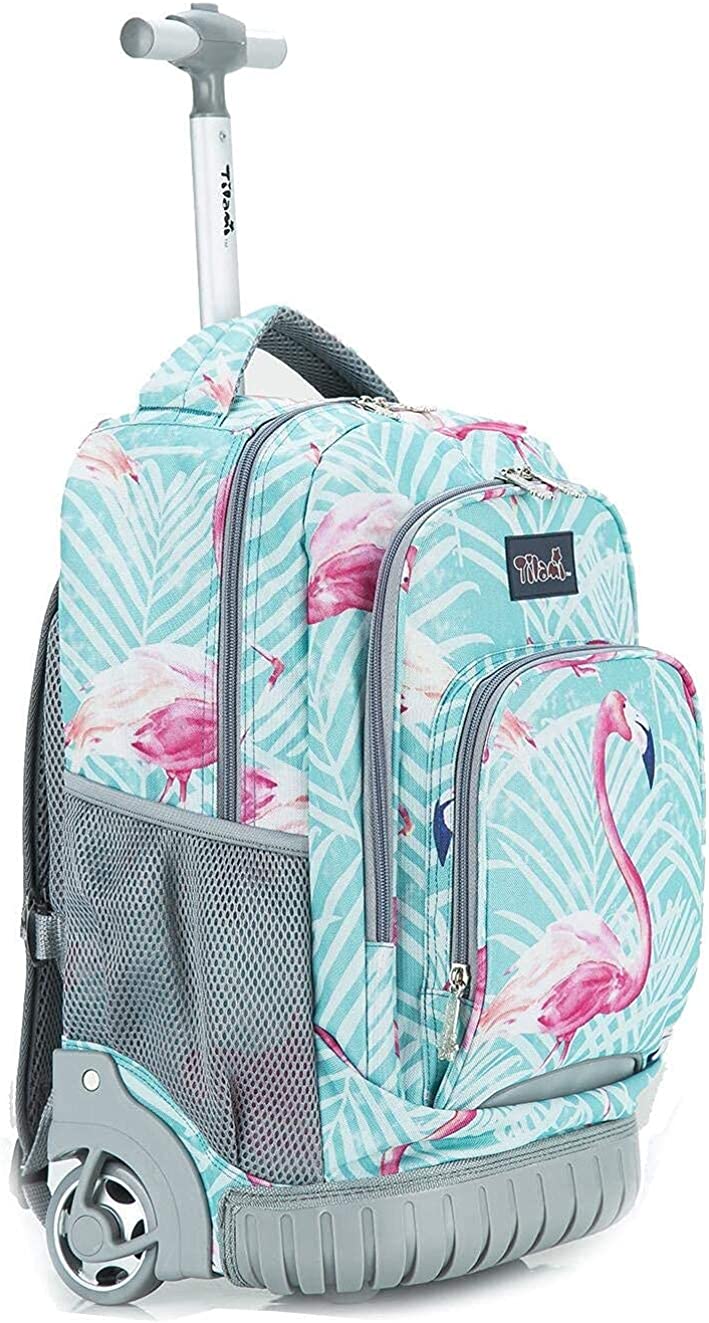 Review of Kids Rolling Backpack 18 inch Boys and Girls Laptop Backpack