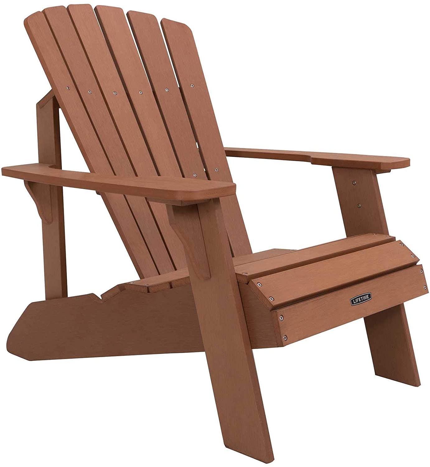 Review of Lifetime Faux Wood Adirondack Chair, Brown - 60064