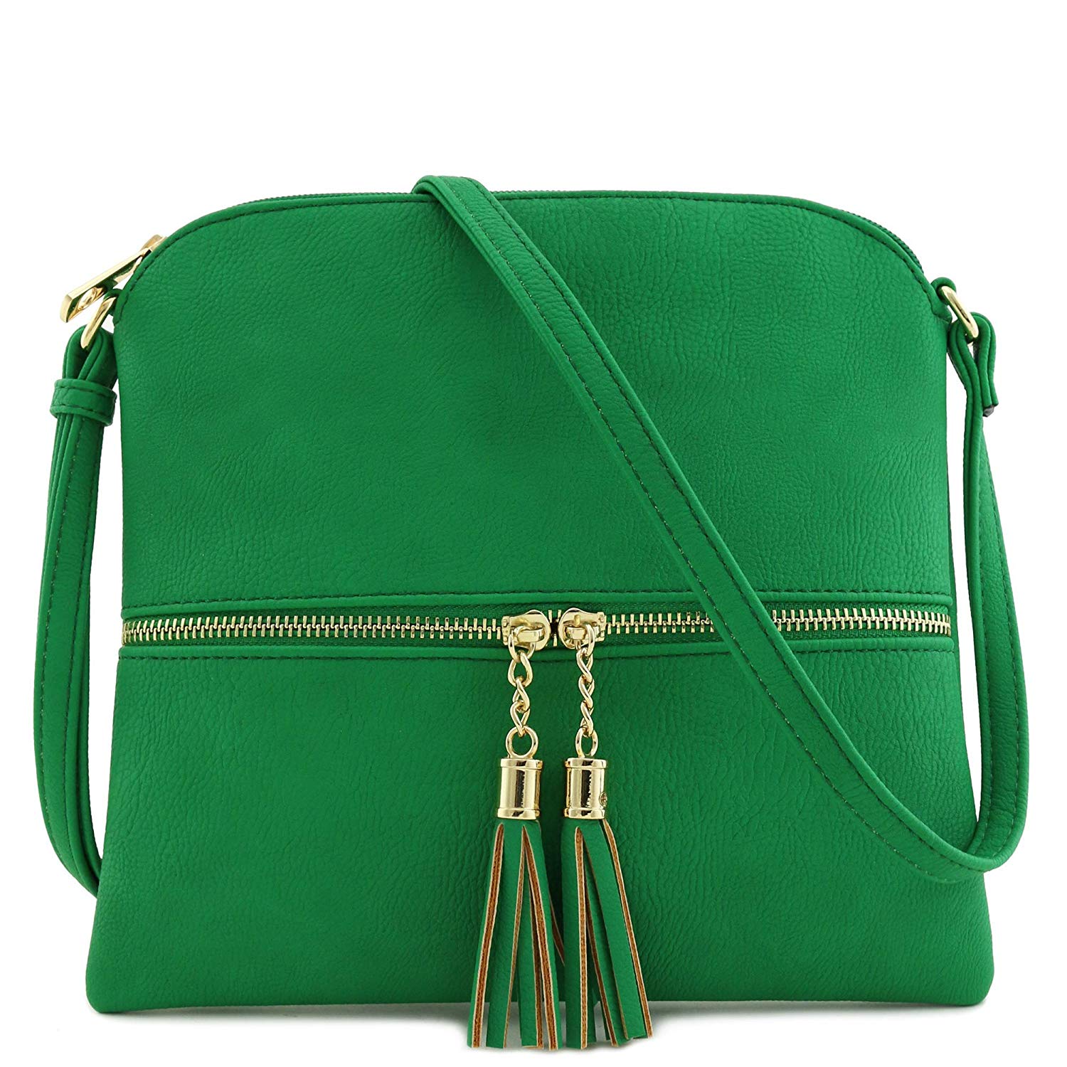 Review of Lightweight Medium Crossbody Bag with Tassel by Deluxity