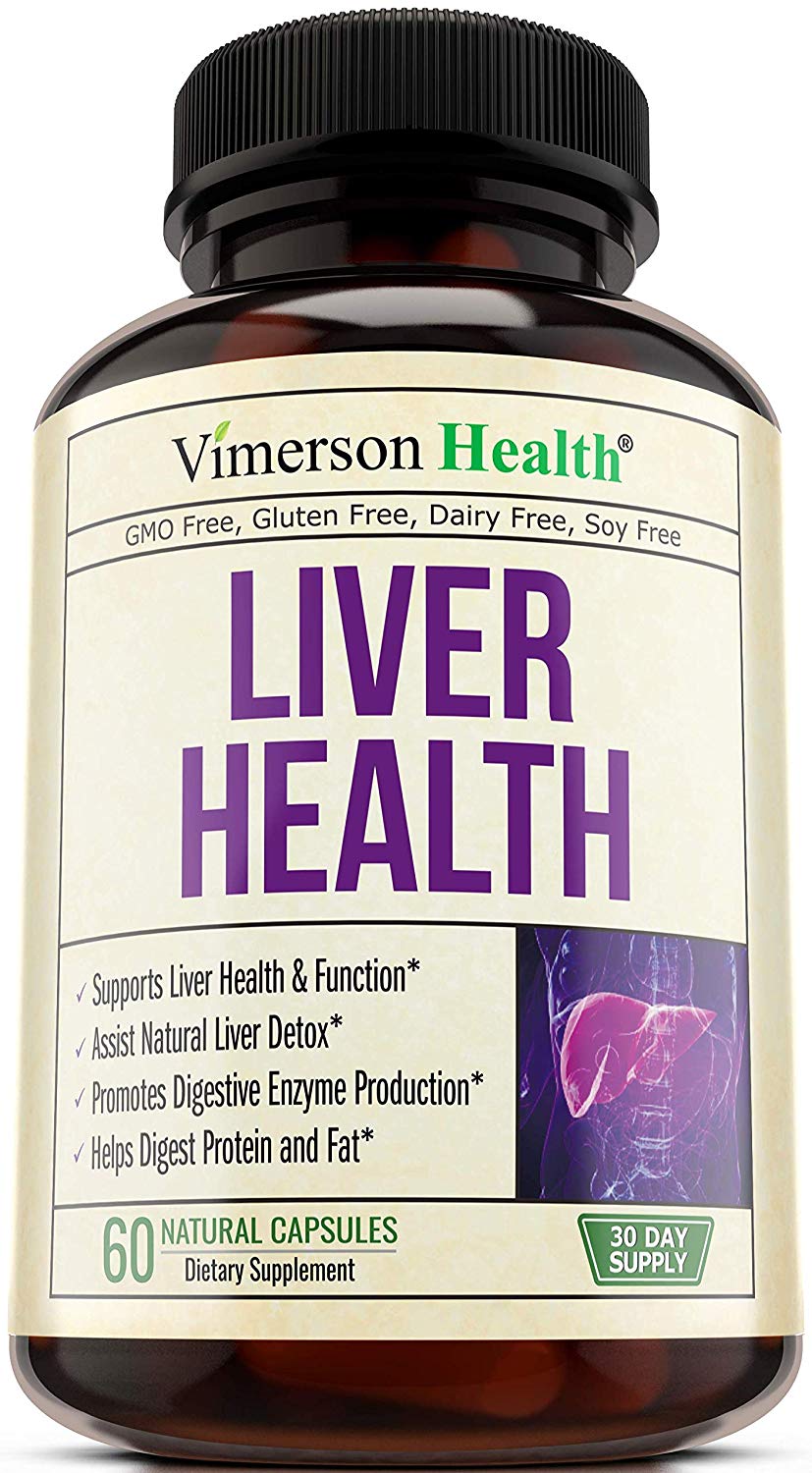 Liver Health Detox Support Supplement. Natural Herbal Blend by Vimerson Health
