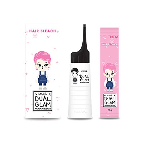 Review of MASIL Dual Glam Self Hair Highlight Bleach Kit 4.2oz