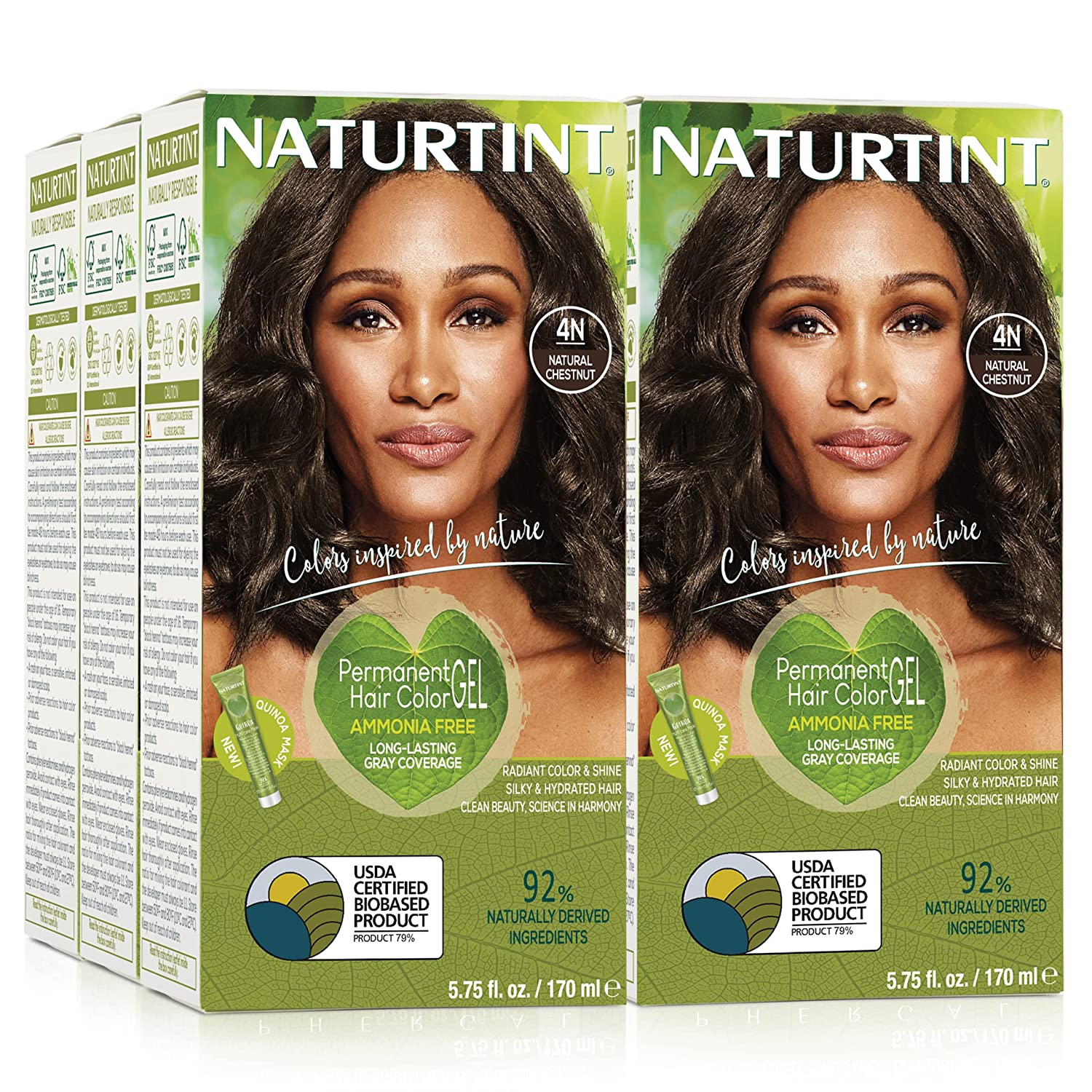 Review of Naturtint Permanent Hair Color 4N Natural Chestnut (Pack of 6)