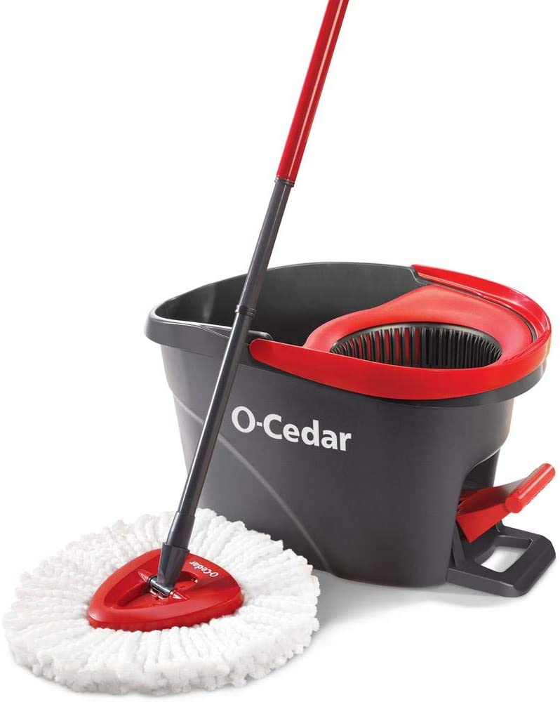 Review of O-Cedar EasyWring Microfiber Spin Mop, Bucket Floor Cleaning System