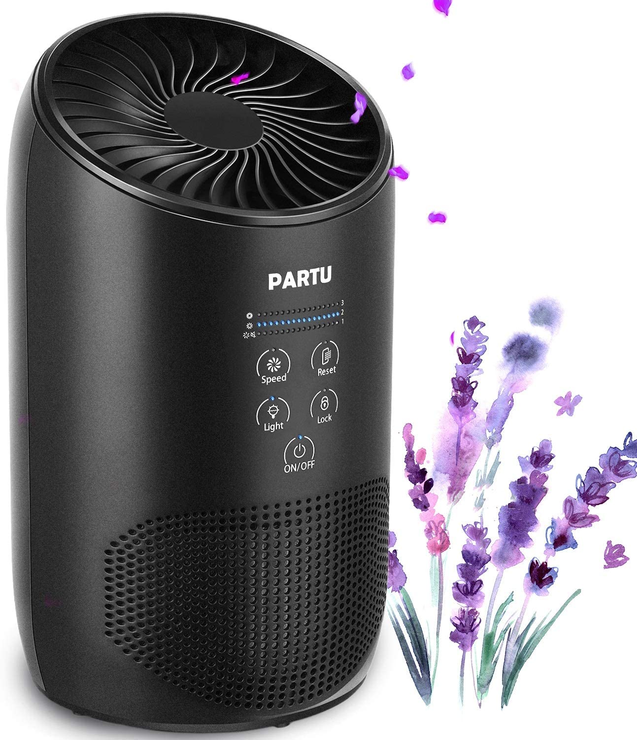 Review of PARTU HEPA Air Purifier - Smoke Air Purifiers for Home with Fragrance Sponge