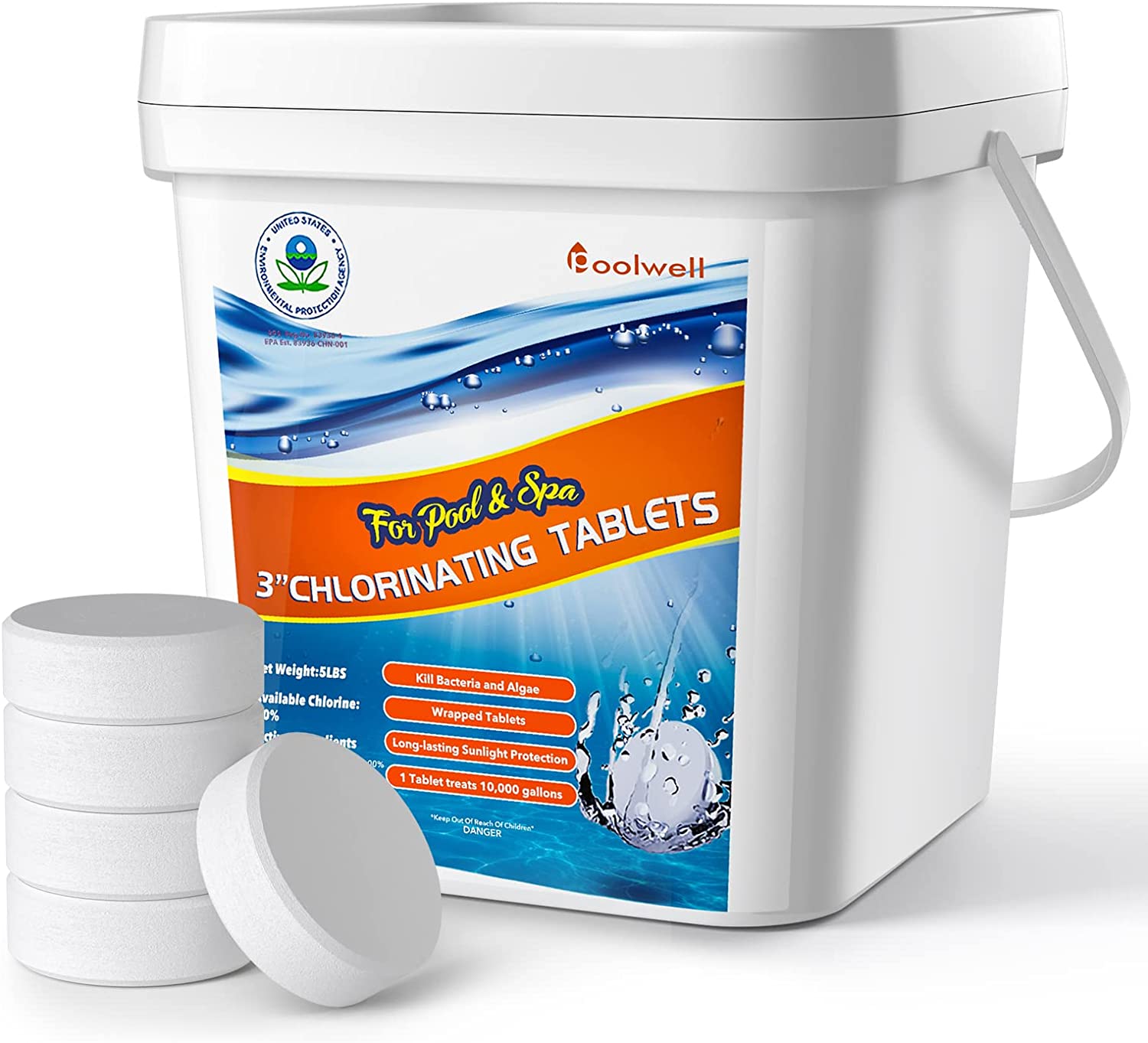 Review of POOLWELL Pool & SPA Chlorine Tablets
