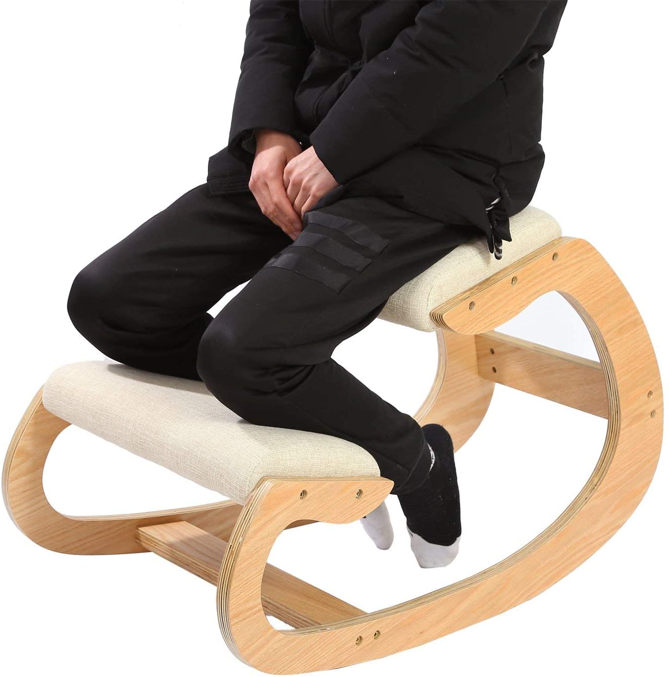 Review of Rocking Kneeling Chair for Upright Posture by Predawn