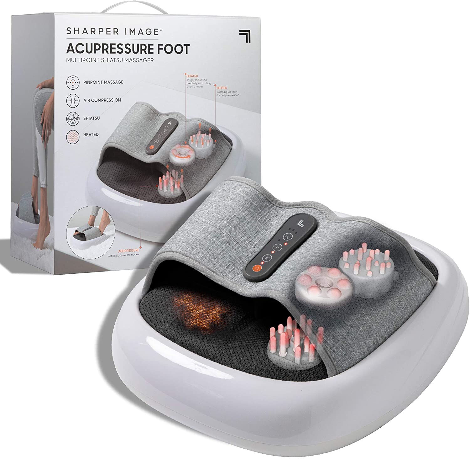 Review of SHARPER IMAGE Acupoint Acupressure Foot Massager Machine