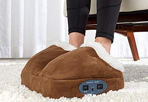 Review of Sharper Image Warming Foot Massager - Gray