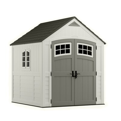 Review of Suncast Cascade Gable Storage Shed (Common: 7-ft x 7-ft; Actual Interior Dimensions: 6.7-ft x 6.7-ft)