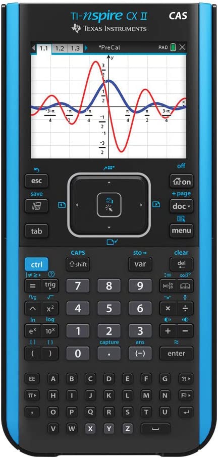 Review of Texas Instruments TI-Nspire CX II CAS Color Graphing Calculator with Student Software (PC/Mac)