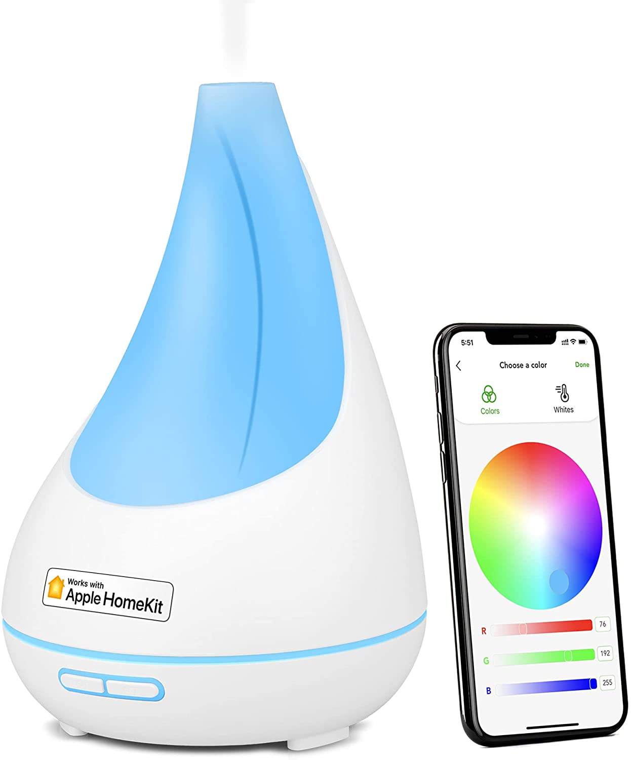 Review of VOCOlinc Smart Cool Mist Aroma Diffuser works with Apple home kit