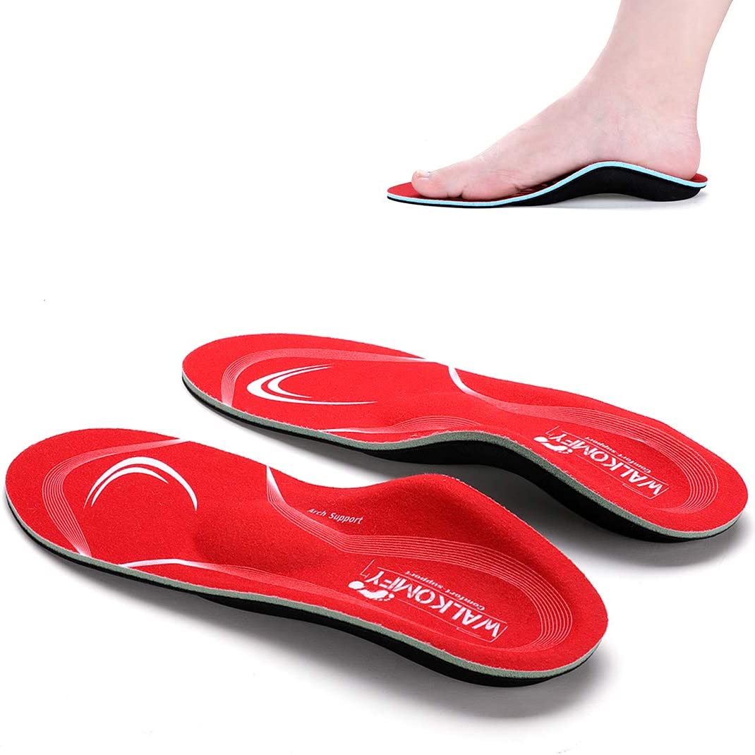 Review of Walkomfy Pain Relief Orthotics, Plantar Fasciitis Arch Support Insoles Shoe Inserts