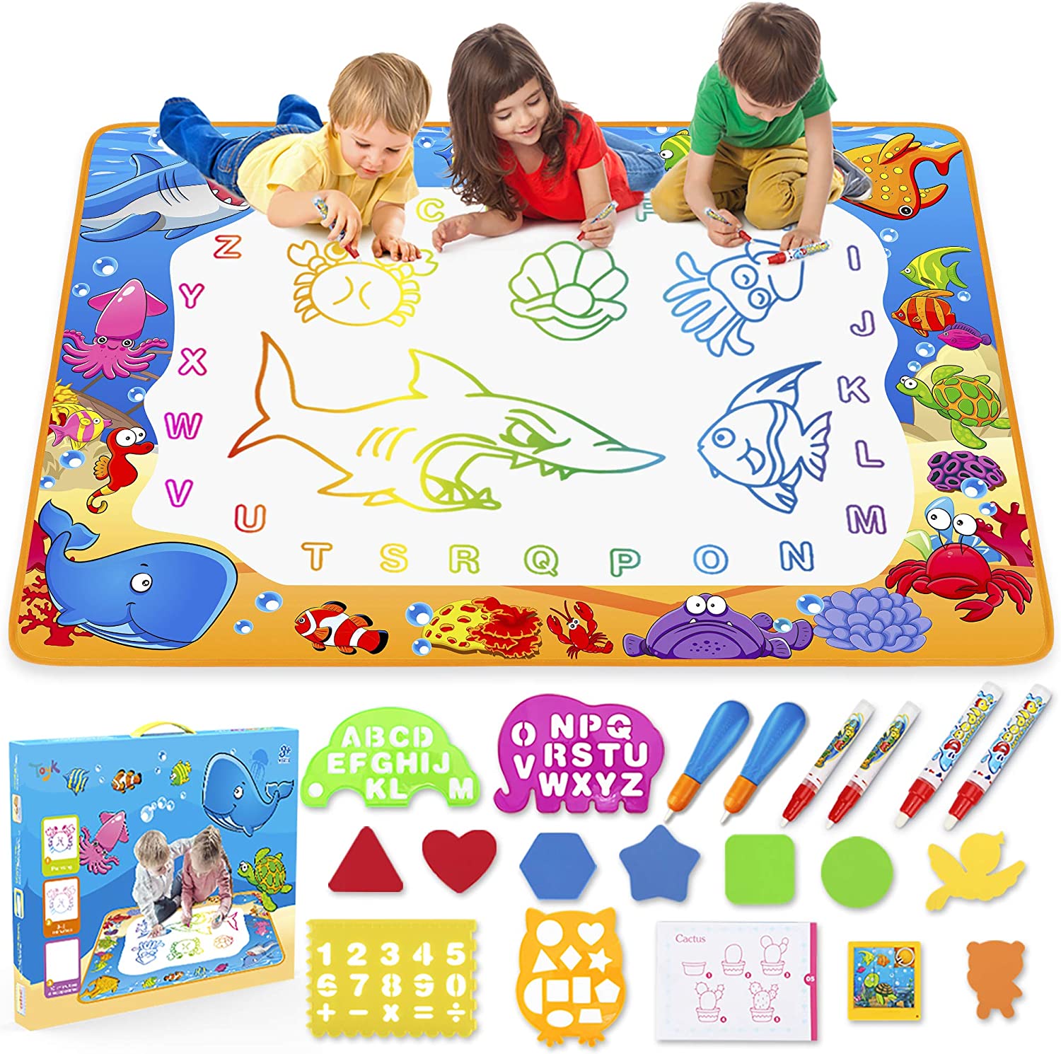 Review of Water Doodle Mat - Kids Painting Writing Doodle Toy Mat
