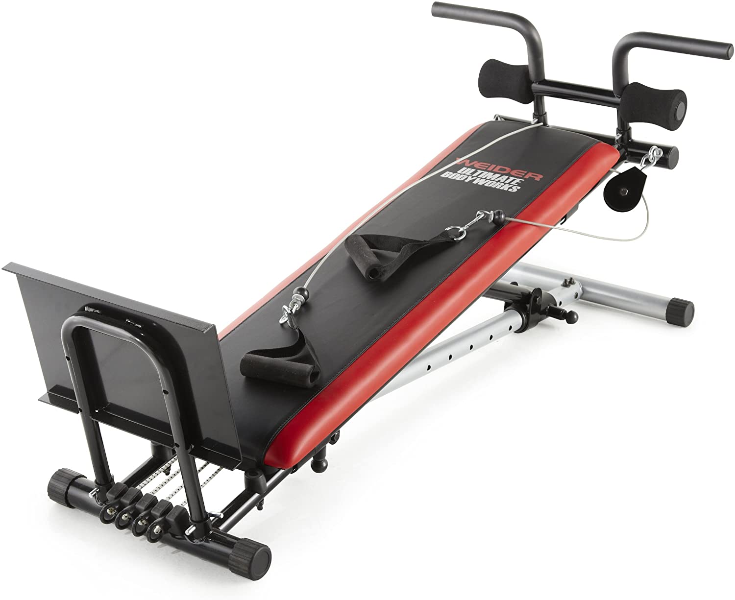 Review of Weider Ultimate Body Works Black/Red, Standard