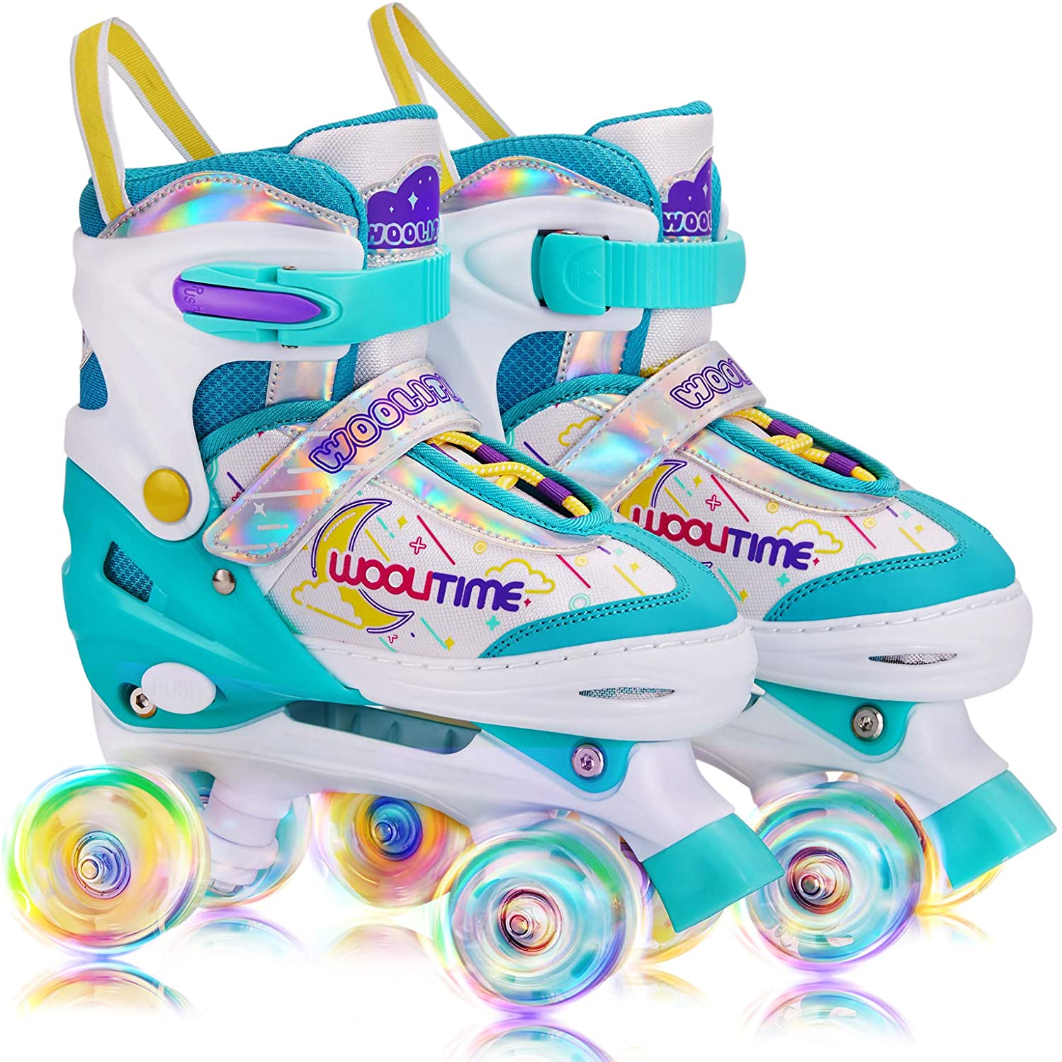 Woolitime Adjustable Roller Skates for Girls and Boys