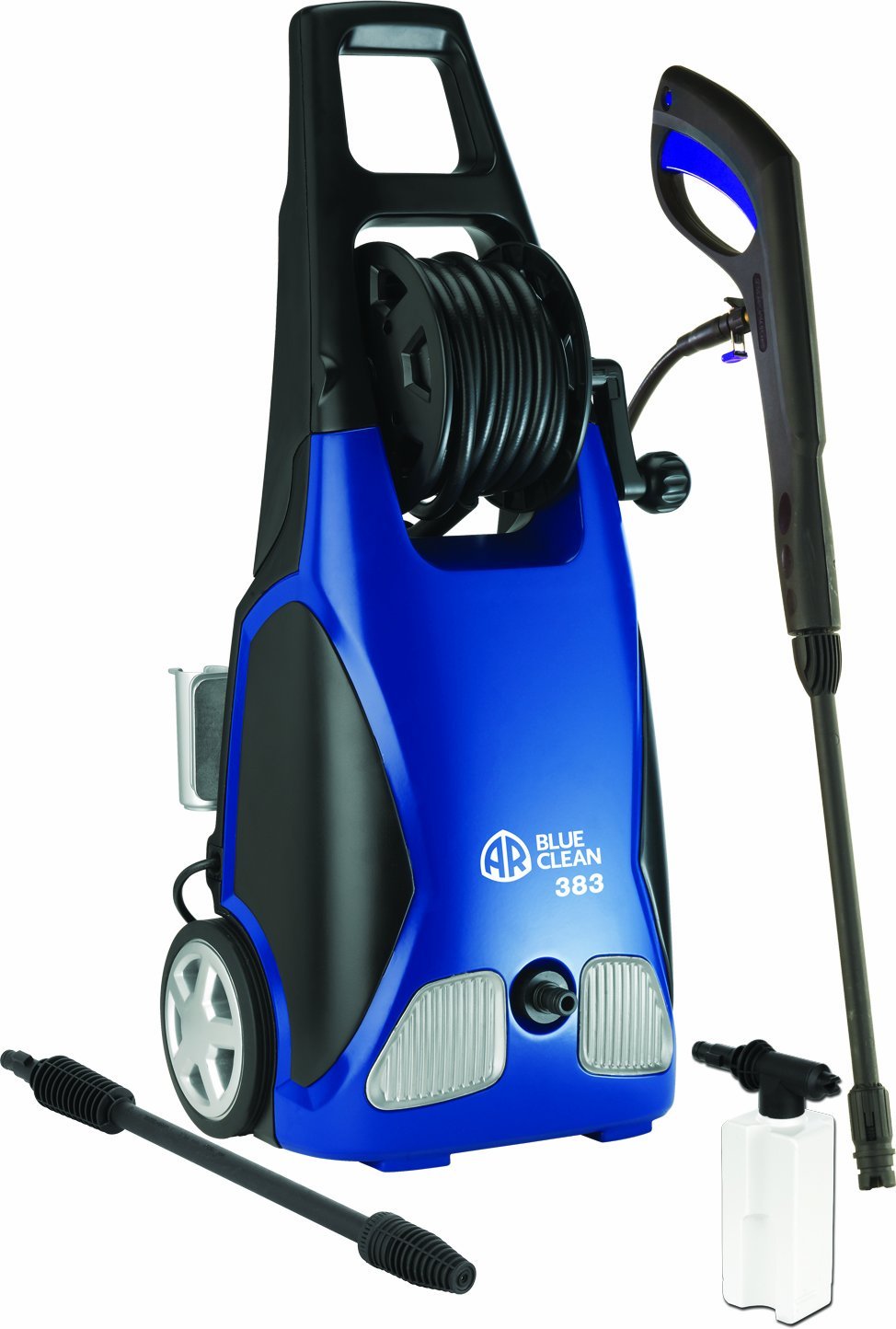 Review of AR Blue Clean AR383 1,900 PSI 1.5 GPM 14 Amp Electric Pressure Washer with Hose Reel