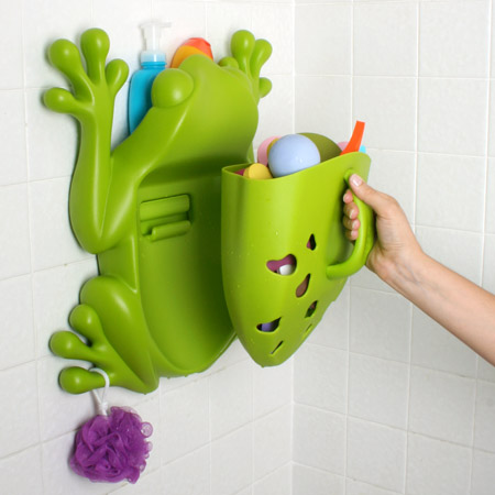 Review of Boon Frog Pod Bath Toy Scoop,Green