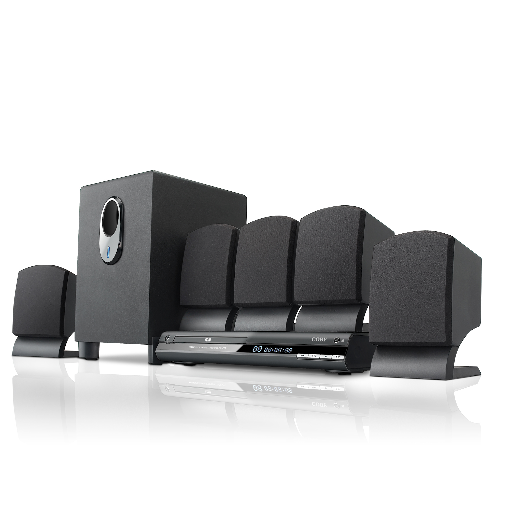 Review of Coby DVD765 5.1-Channel DVD Home Theater System