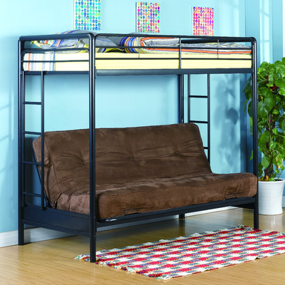 Dorel Twin-Over-Futon Bunk Bed, Multiple Colors
