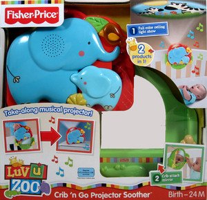 Review of Fisher-Price Luv U Zoo Crib 'N Go Projector Soother