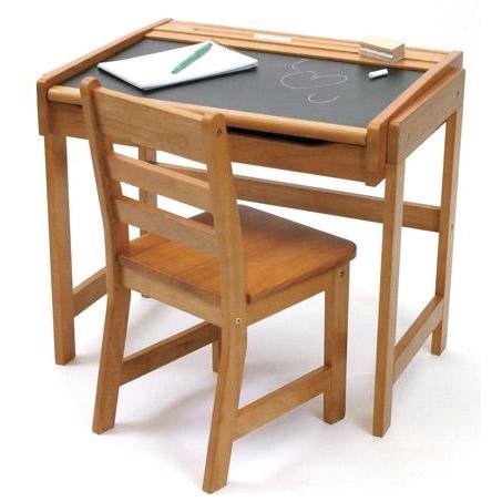 Lipper International Child's Chalkboard Desk and Chair Set